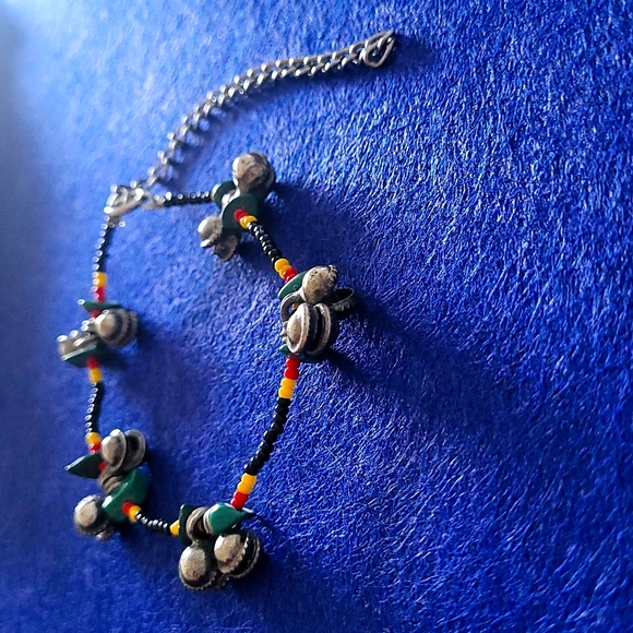 Bohemian beaded Anklet - Picture 3 of 6